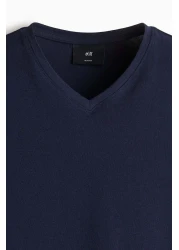 H&M 5-pack Slim Fit V-neck T-shirt