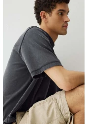 H&M Boxy Fit Washed T-shirt