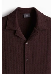 H&M Loose Fit Textured resort shirt