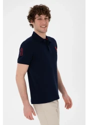 U.S. Polo Assn. Men's Slim Fit Polo Neck Navy Blue Basic T-Shirt 50305929 -Vr033