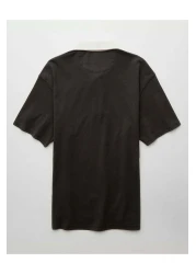 American Eagle قميص بولو AE بياقة متباينة