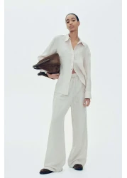 H&M Linen-blend trousers