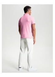 Tommy Hilfiger Tommy Hilfiger Mens Pink 1985 Short Sleeve Polo T-Shirt