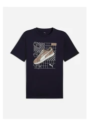 Puma Graphic Print Round Neck T-Shirt