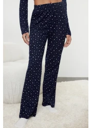  Collection Galaxi Patterned Navy Blue Cotton Pajamas Set - Thmaw25Pt00097