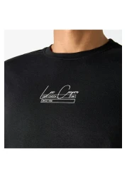 Lee Cooper تي شيرت مطبوع برقبة دائرية وأكمام قصيرة