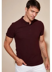 Buratti تي شيرت قطني بقصة عادية وأزرار وياقة بولو مكون من 5 قطع تي شيرت رجالي 5902127s5