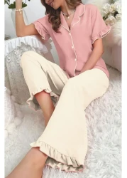 ELİTOL Bürümcük Arabian Buttoned Pajama Set