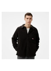 Tommy Hilfiger Tommy Jeans Badge Teddy Men's Black Shirt