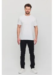 YXC Trend Maker تي شيرت رجالي من القطن بقصة ضيقة وياقة دائرية