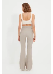  Collection Mink Flare Spanish Leg Woven Trousers Tofaw19Bb0581