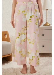  Collection Pink 100% Cotton Floral Knitted Pajamas Set Thmss25Pt00061