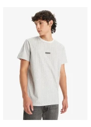 Levi's Crew Neck Printed Gray Men's T-Shirt A7772-0002