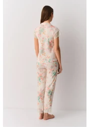 Suwen طقم بيجامة ليلى رجالي