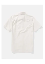 American Eagle قميص Ae Slim Fit بأكمام قصيرة وأزرار