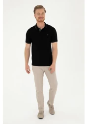 U.S. Polo Assn. Men's Black Basic T-Shirt -50284631-VR046
