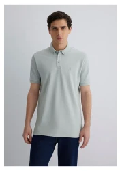 Mavi تي شيرت بولو أخضر بقصة ضيقة / مقاس نحيف 063247-70148