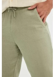 Defacto Relax Fit Straight Leg Cotton Trousers D2972Ax24Sm
