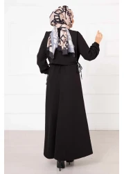 EBRUTESETTÜR بدلة فستان حجاب مع بوليرو