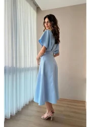 Modisma Belt Detailed Dress