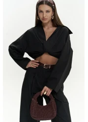 Mai Blenham Black Shirt Pants Set