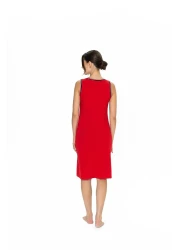 U.S. Polo Assn. قاعدة. بولو أسن. ثوب نوم أحمر نسائي