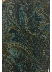  Collection Green Shawl Pattern - Flounce Woven Winter Dress Twoaw23El01436