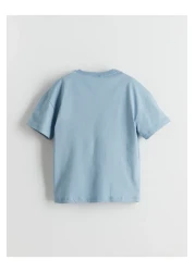 LC Waikiki Crew Neck Printed Boys' T-Shirt and Shorts Pack of 2