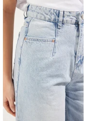  Collection Light Blue High Waist Extra Wide Leg Twoss25Je00160