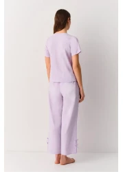 Suwen مجموعة بيجامة كاندي للرجال