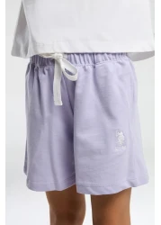 U.S. Polo Assn. بدلة برمودا للفتيات مرخصة من U.S. Polo Assn