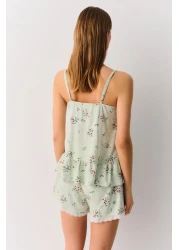 Suwen طقم بيجامة شورت كاتالينا