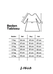 Le Mabelle White Long Sleeve Flower Embroidered Girl's Dress - Rina