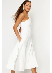  Collection Bridal White A-Line Bow Arrive Woven Wedding/Wedding Evening Dress Night Graduation Dress Tprss24El00105