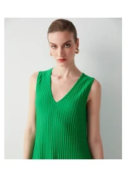 İpekyol فستان ميدي تريكو - رقبة على شكل حرف V