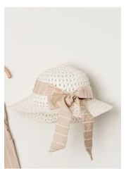 Chicsy Baby Sweet Striped Baby Girl Dress with Hat and Bow