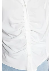  Collection إكرو - قميص منسوج بقصة ضيقة/مجهزة TWOSS23GO00177