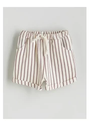 LC Waikiki Printed Baby Boy T-Shirt and Shorts 2-Pack