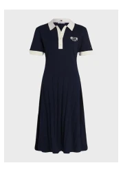 Tommy Hilfiger فستان بولو ألجودون ريب العضوي موديل 1985