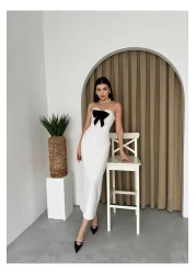 JANES فستان هارفوي بدون حمالات