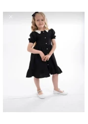 Zelhankids الأربعاء فستان أطفال عتيق بياقة جاهزة