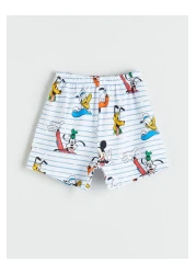 LC Waikiki Minnie Mouse Printed Baby Boy T-Shirt and Shorts 2-Piece