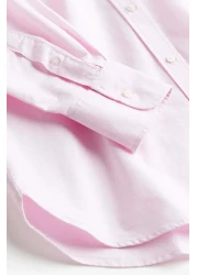 H&M قميص أكسفورد كبير الحجم