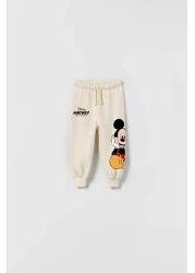 Soft kids مجموعة ملابس بغطاء للرأس للأطفال للجنسين من ميكي ماوس