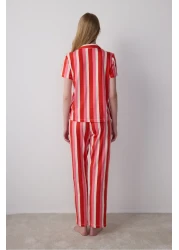 Penti طقم بيجامة سوبي مع قميص وبنطلون إكرو