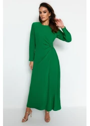  Modest Green Accessory Detailed Aerobin Woven Clothes TCTAW24EB00067