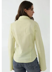 Hiccup قميص بأكمام طويلة وقصة ضيقة