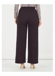 Styli بنطلون واسع الساق بخصر مرتفع