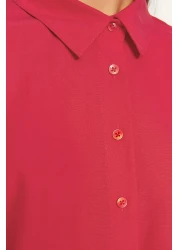  Collection Pomegranate Flower Loose Fit Woven Shirt Twoaw20Go0107