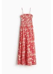 H&M Smocked-bodice Strappy Dress